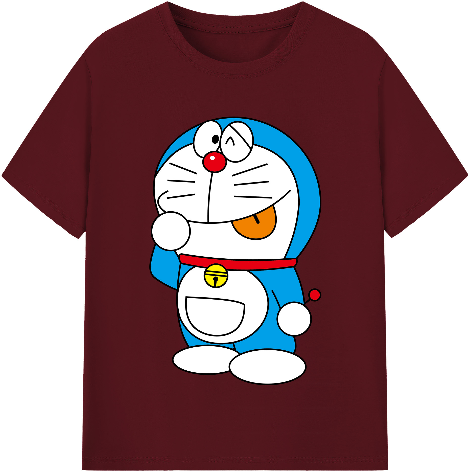 （画像用） ドラえもん Doraemon 綿100％半袖Tシャツ（フロントプリント）